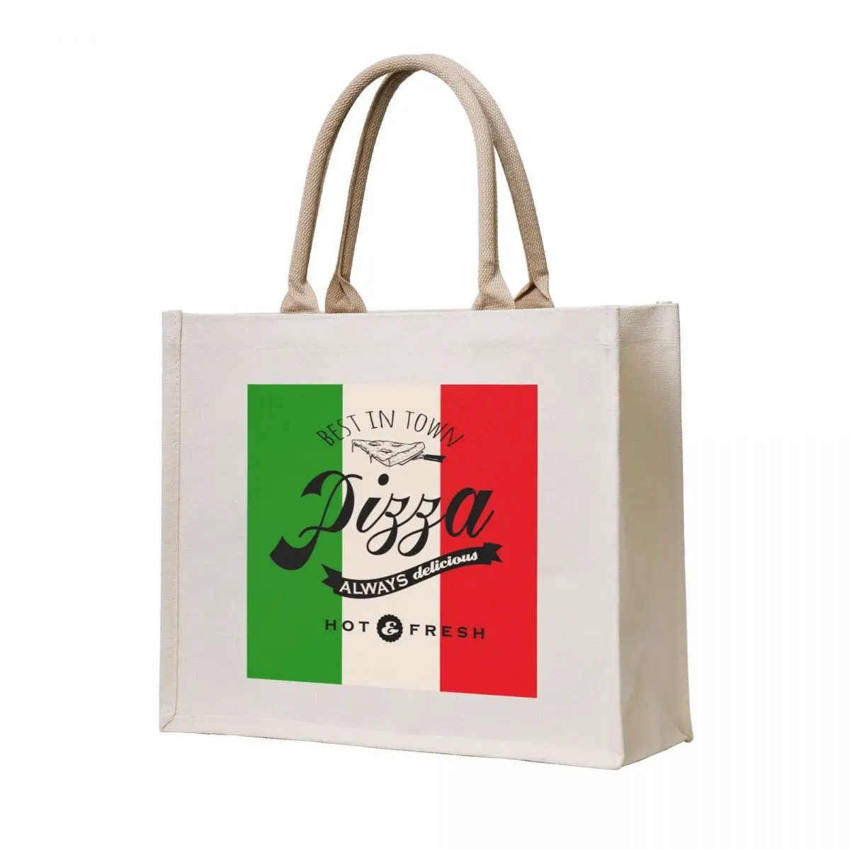 

PIZZA BOX Tote Bag Women bags shopping trolley bag bag for beach