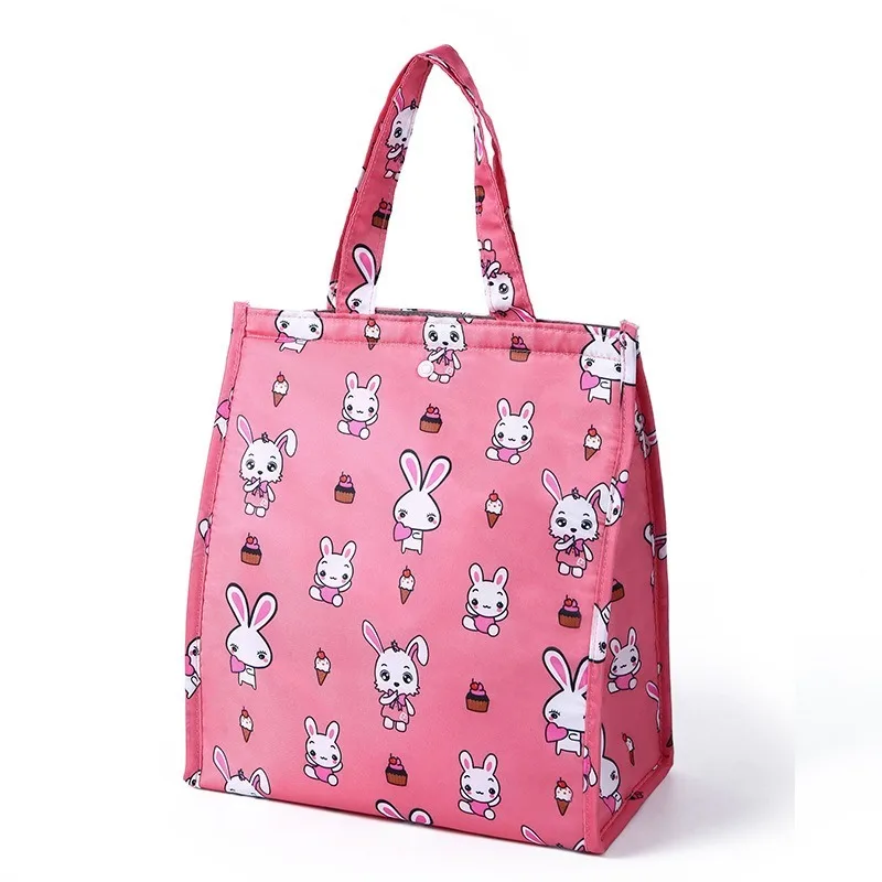 Waterproof Foldable Handheld Lunch Insulated Bag, Aluminum Foil Insulated Large-capacity Storage Lunch Box, Bento Bag image 5