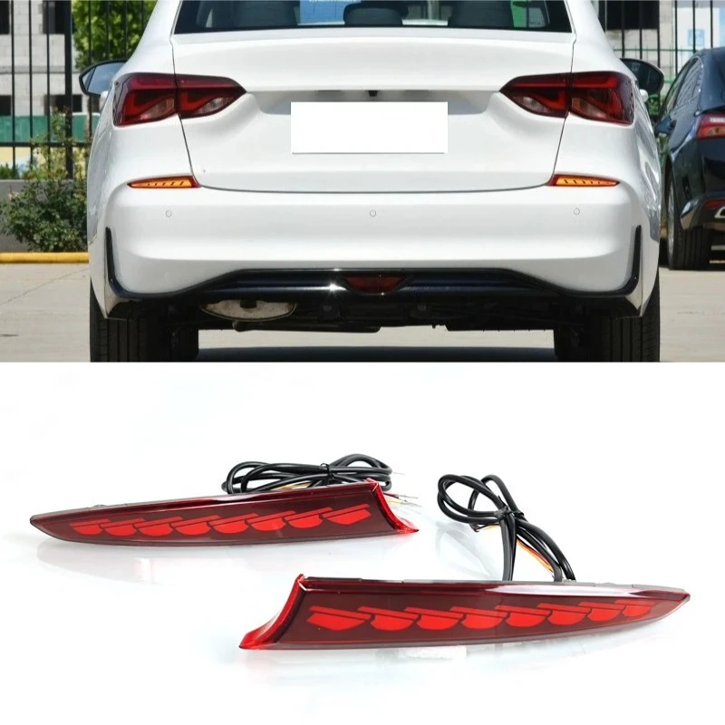 

DRL for Chevrolet Cruze Monza 2019-2024 Led Rear Bumper Light Reflector Fog Lamp Modified Dynamic Turn Singal Driving Brake Lamp