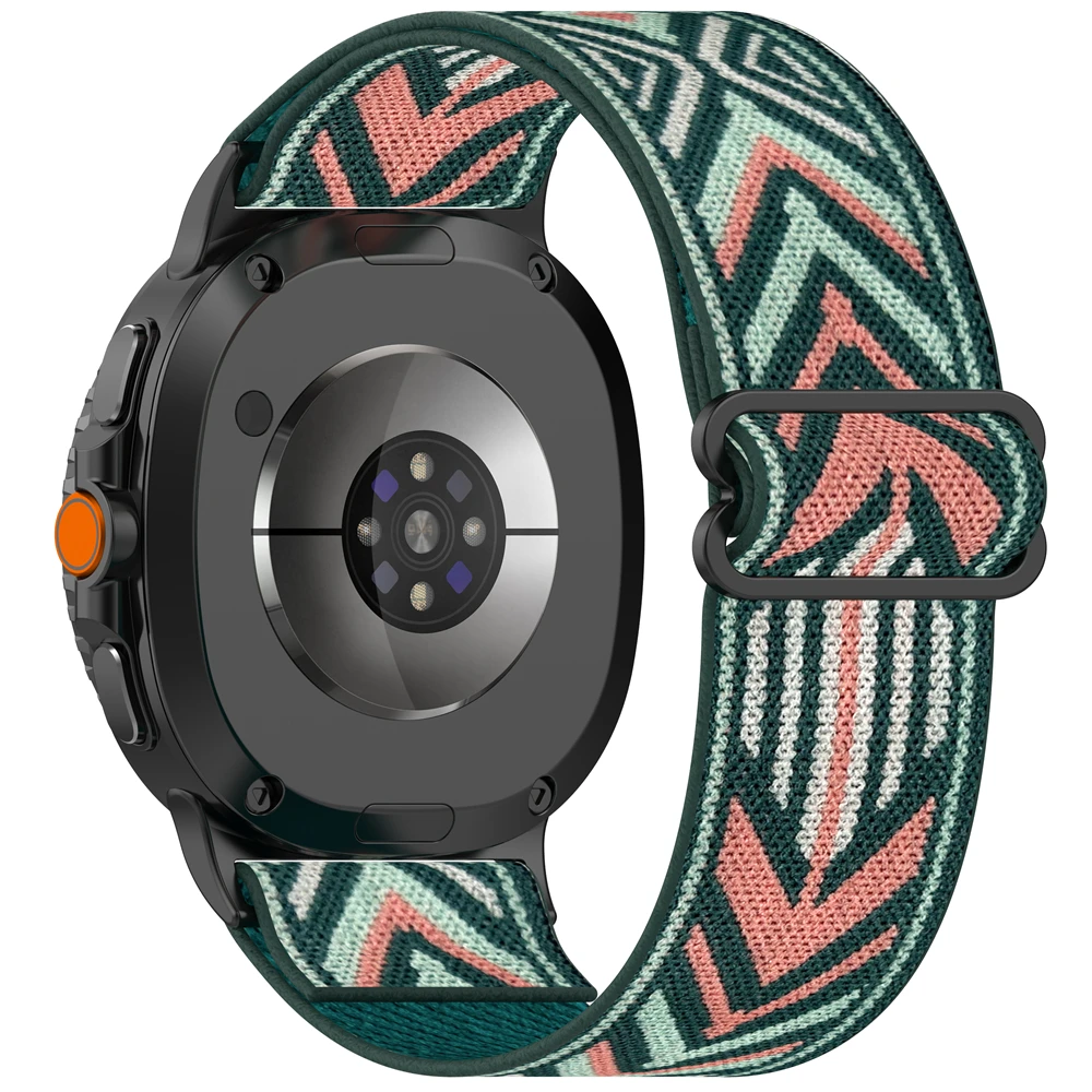 

Плетеный эластичный нейлоновый ремешок для Samsung Galaxy Watch 8/8 Classic 47 мм спортивный регулируемый ремешок-браслет