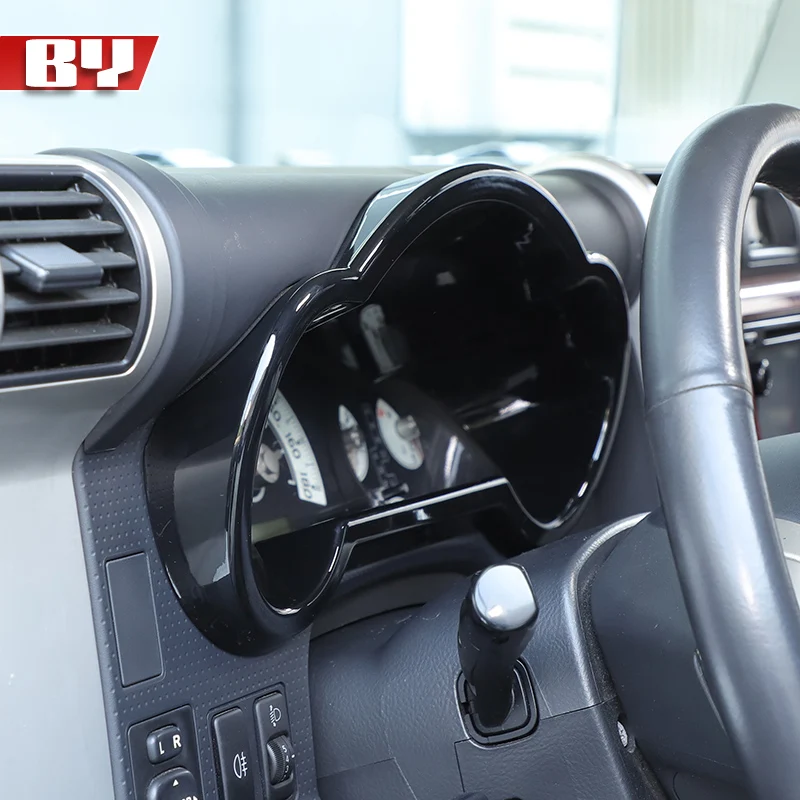

For Toyota FJ Cruiser 2007-2021 accessoires Gloss Black Interior Dashboard Steering Wheel Console Gear Shift Panel Decoration