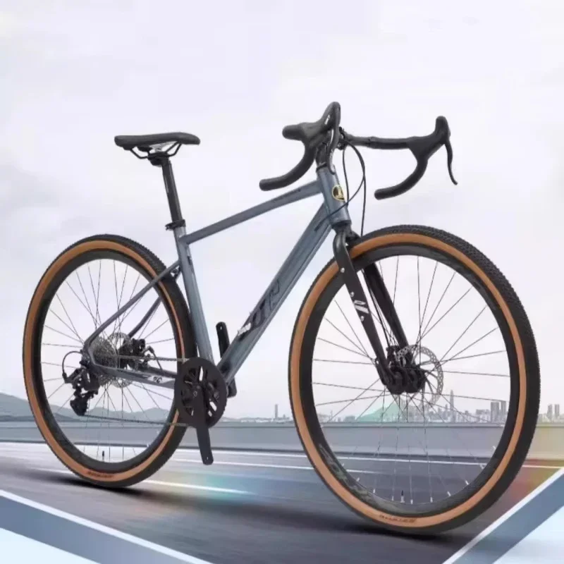 700Cx38C الحصى الدراجة الألومنيوم الإطار عبر البلاد bicicleta الفرامل المتكاملة إطارات دراجة تسلق الجبال خفيفة الوزن سباق قطرة بار الطريق دراجة الكبار #3