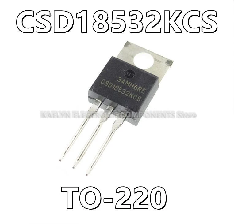 10pcs/lot CSD18532KCS CSD18532 N-Channel 60 V 100A (Tc) 250W (Tc) Through Hole TO-220-3