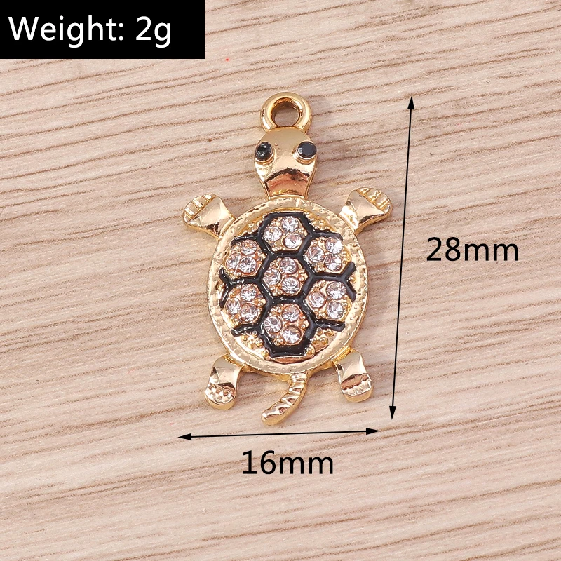 Tusember 10 Stück 24 x 25 mm gold- und silberfarbene Kristall-Seestern-Anhänger für Halsketten, DIY-Ohrringe, Schmuckherstellung, Zubehör – Detail 19