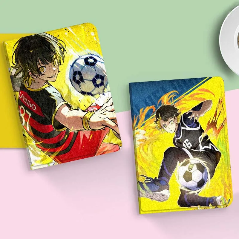 

Cartoon BLUELOCK Anime Art For Xiaomi Redmi Mi Pad 4 5 6 6s 7 8 SE Pro 2 11 Plus Max 12.4 11 11.2 12.5 8.7 inch Tablet Case