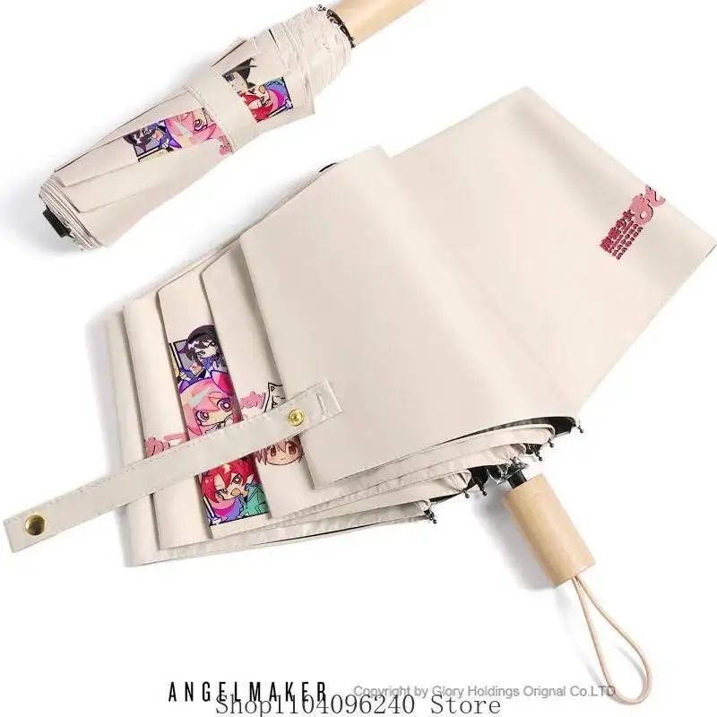 

Anime GAME Puella Magi Madoka Magica Miki Sayaka Theme Cosplay Automatic Opening Closing Fold Sunscreen Umbrella