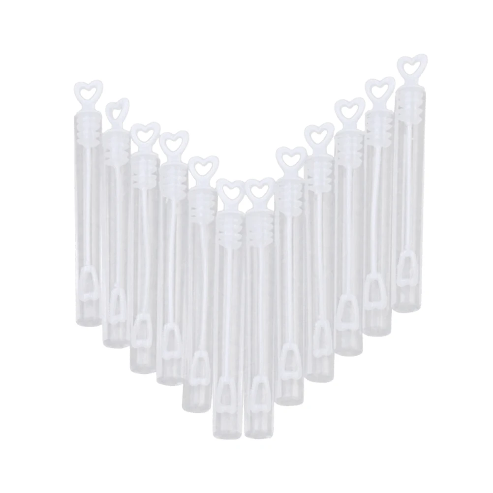 

30pcs Empty Bubble Bottles Heart Shape Cap Kids Party Favors Wedding Bridal Showers Graduations Soap Water Safe Plastic Portable