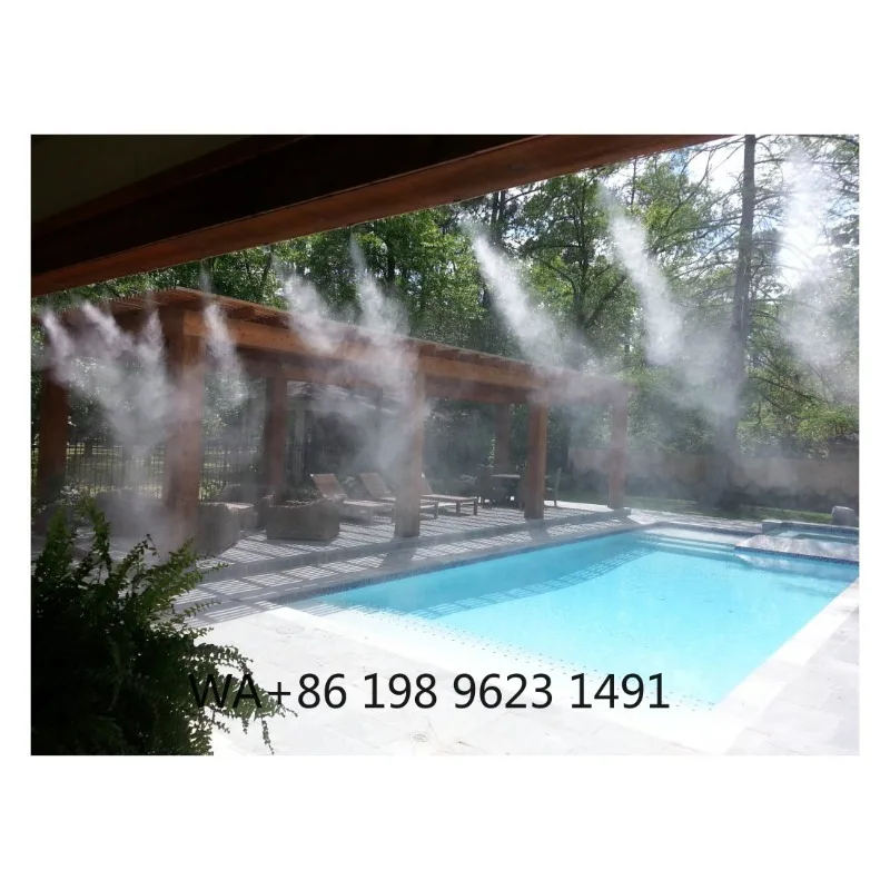 Portable High Pressure Misting Pump Water Mist Cooling Fog System Quick Fittings Home Patio Pool Yard Humidifier