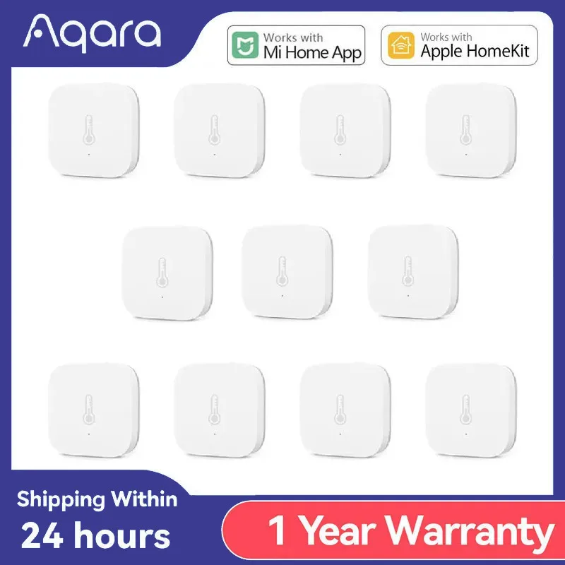 Global Edition Aqara датчик температуры и влажности Zigbee беспроводной умный термометр с гигрометром для Mi Home Homekit приложение Global Edition Aqara датчик температуры и влажности Zigbee беспроводной умный термометр с гигрометром для Mi Home Homekit приложение