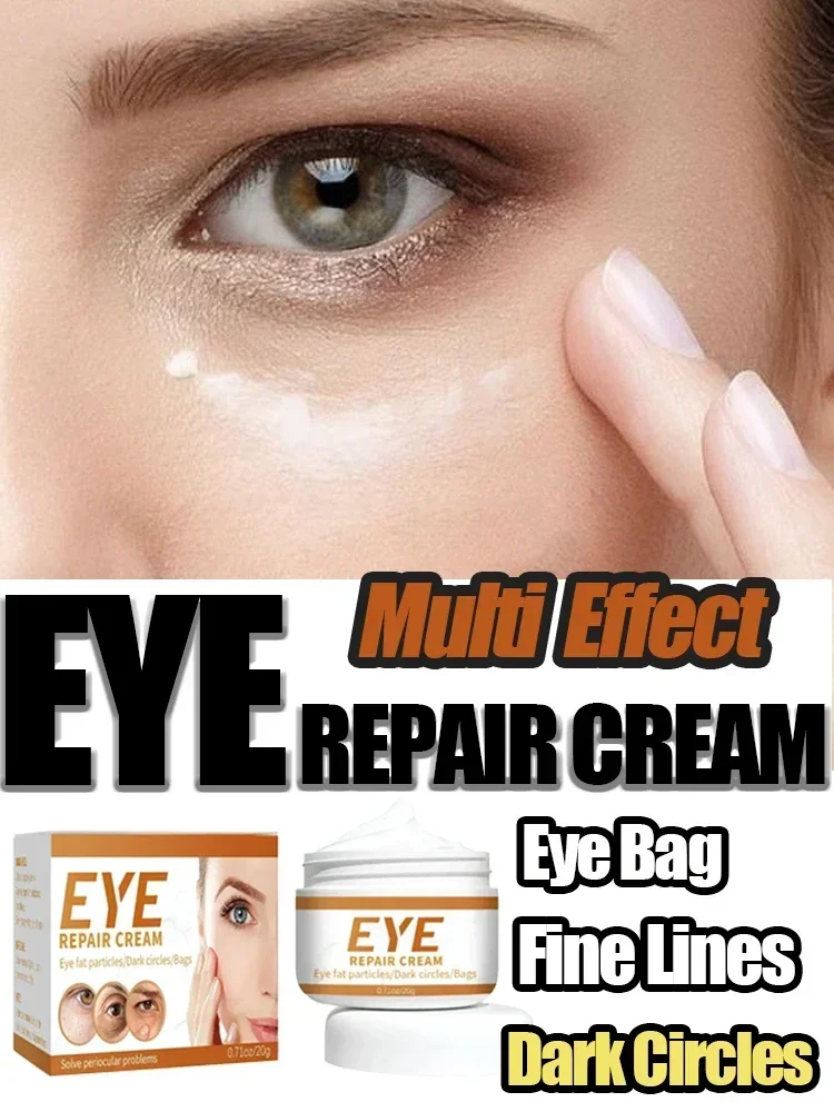 Creme para os olhos com remoção instantânea de rugas, bolsas para os olhos, olheiras, anti-inchaço, creme firme sob os olhos, clareamento de linhas finas, hidratante