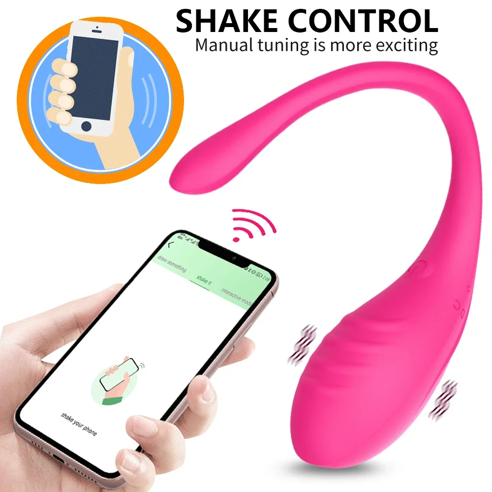 Wireless Bluetooth Vibrator for Female Wearable G-Spot APP Remote Control Clit Vagina Massager Panties Sex Toys for Women Adults