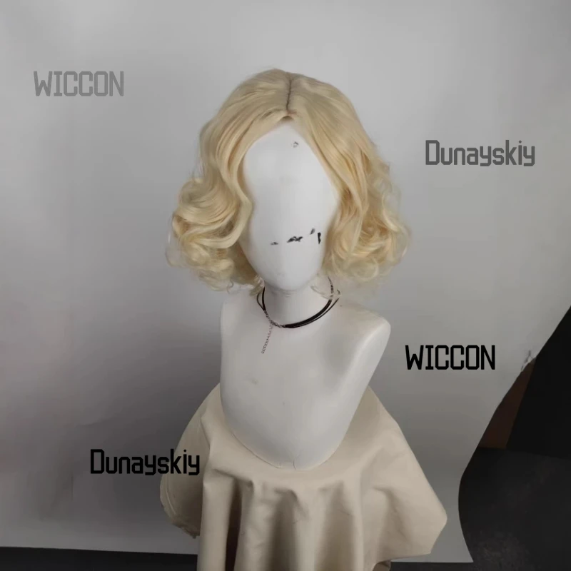 New TV Movie El Women Girls Cosplay Costumes Wig Eleven Pink Dress Skirt Socks Golden Short Curly Hair Party Daily Carnival - view 5