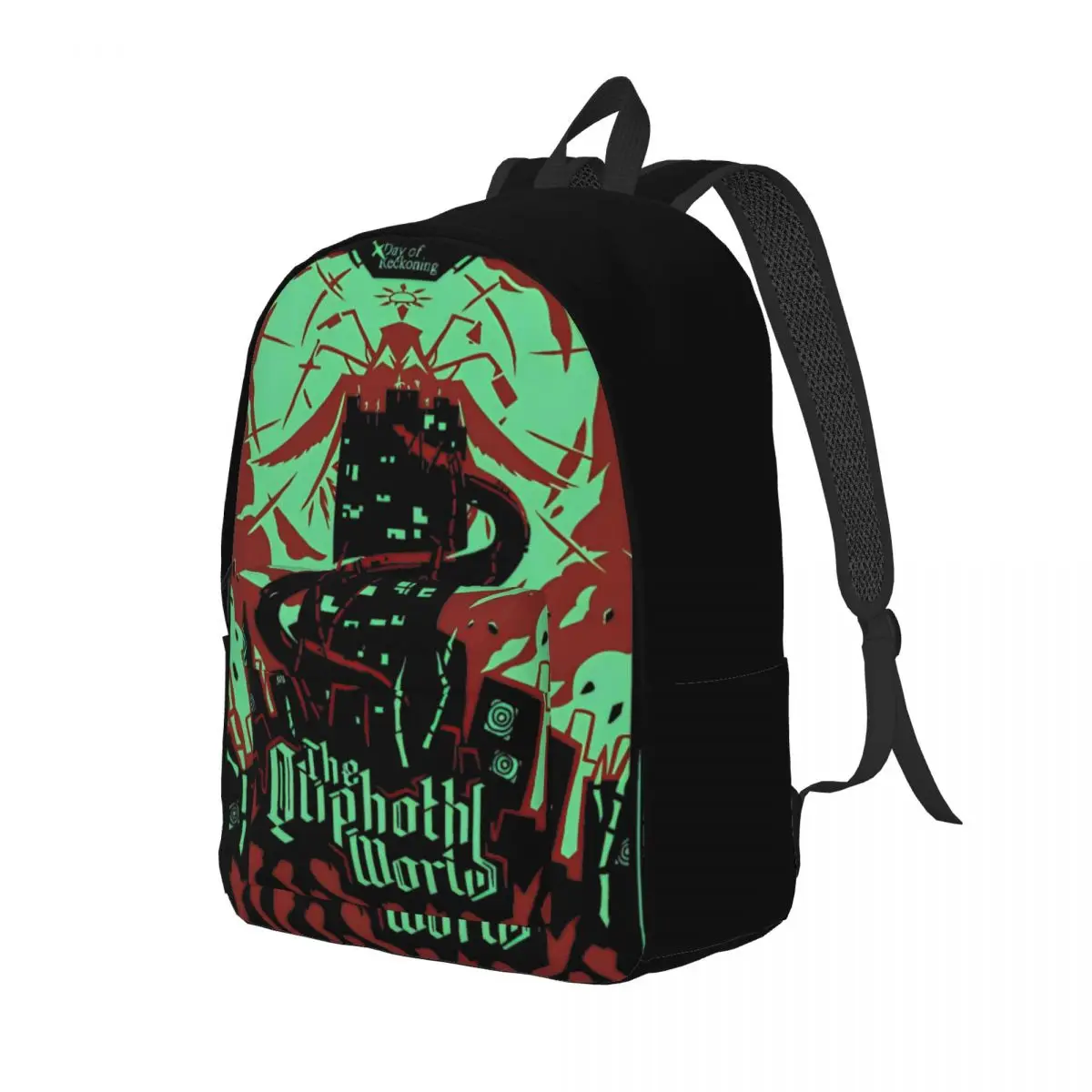 O Qliphoth World School Bookbag para Adolescentes Estudante, mochila de lona, Persona 4 Video Games, Elementary High College, leve