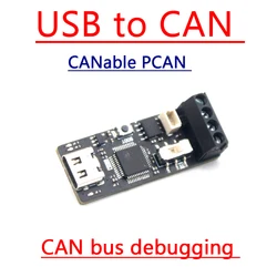 Mini USB to CAN CANable PCAN CAN bus debugging tool TYPE-C USB for Linux Win10 11 Debug Software Communication