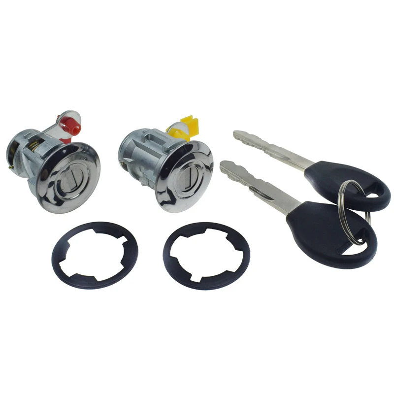 1 Set Door Lock Cylinder Key Gasket H0600-3J125 H0601-3J125 Fit for Nissan Altima Frontier Pathfinder Xterra 2000 2001 2002 2003