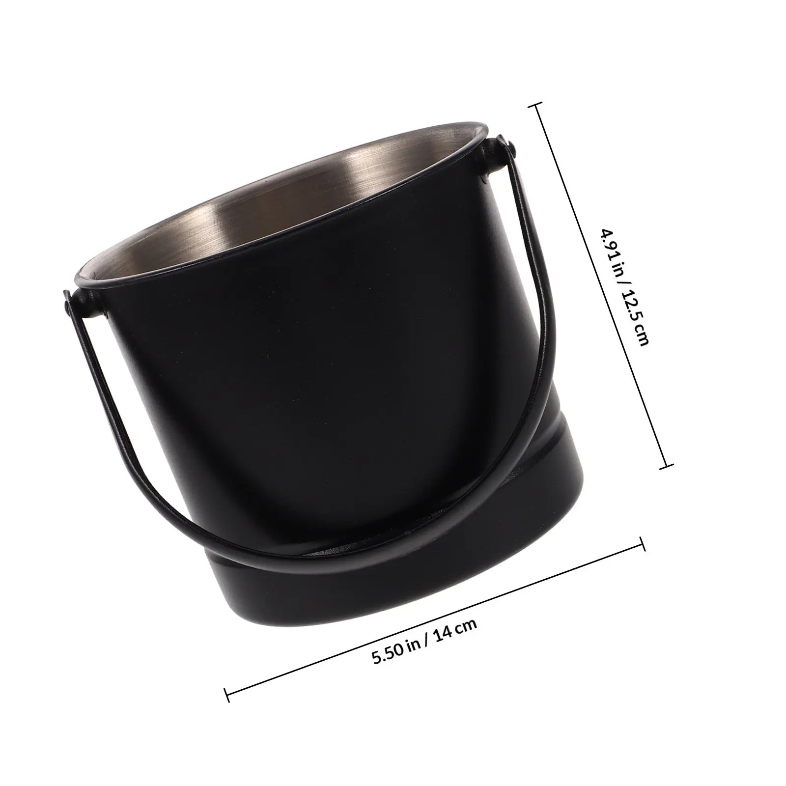 Portable Stainless Steel Ice Bucket Large Capacity Multi-Function Ice Container for Party Bar Use Metal Bucket