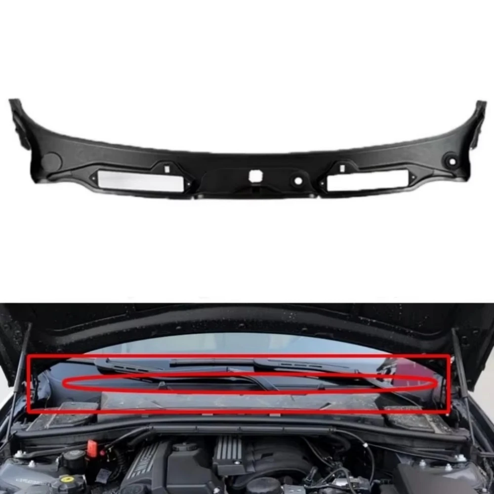 

Front bumper wiper guide plate For BMW 3 Series E90 M3 51717180743 2005-2012
