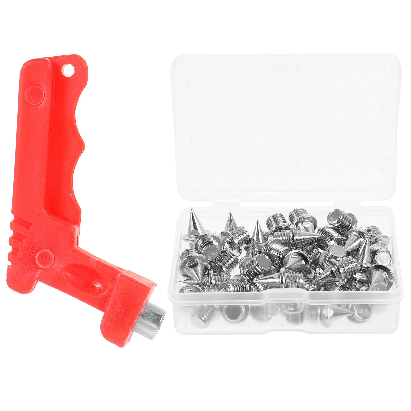 1Set Shoe Spikes Track Spikes Steel Replacement for Running Sprint Jump Training Track Field Shoes with Wrench