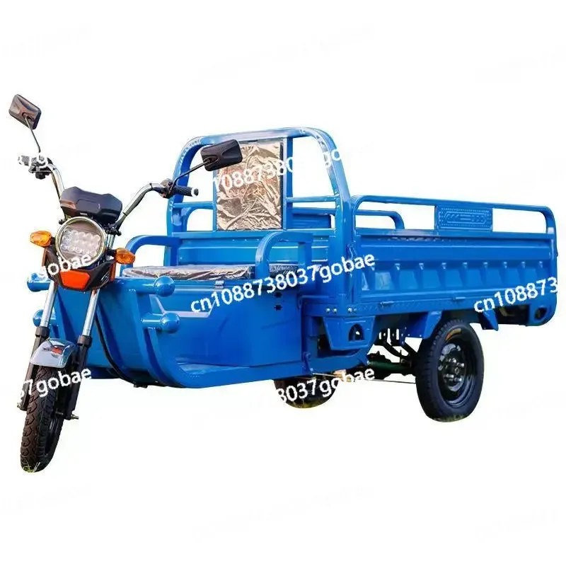 Electric Tricycle Adult Truck Cargo King Multi-person Agricultural Vehicle Battery Pulling Goods Agricultural Mountain Version