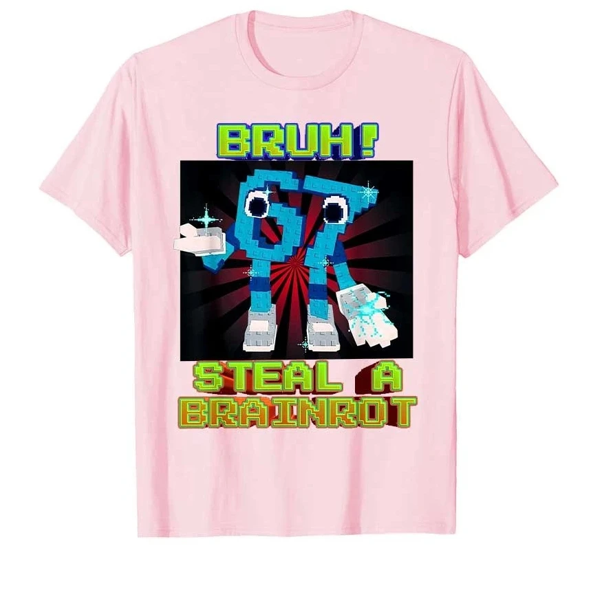 Bruh 67 ستة سبعة 6-7 مضحك Brainrot ميمي تي شيرت للرجال النساء 100% القطن الخالص تي شيرت قصيرة الأكمام قمة الموضة العلامة التجارية