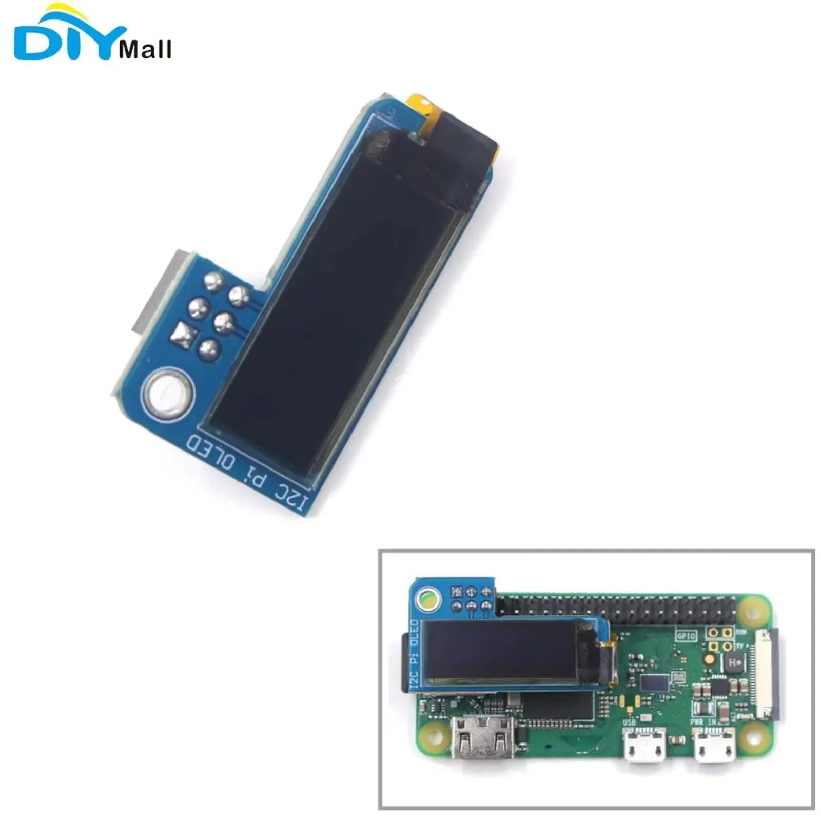 0.91 Inch OLED Display Module 128x32 With I2C Interface For DIY Electronics And Single Board Computers