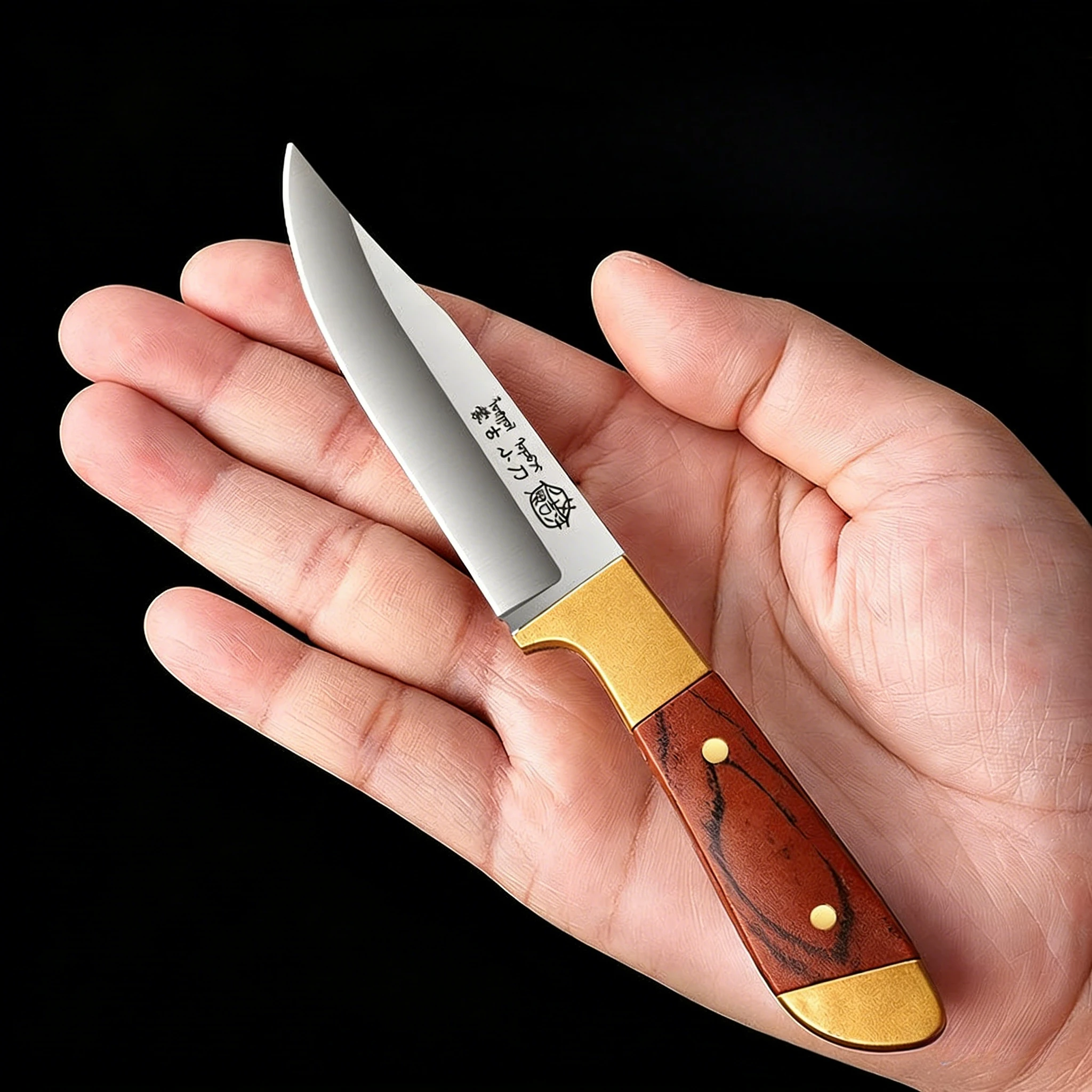 Cost-effective Fruit knife Stainless steel sharp fixed blade with wooden handle Multifunction Meat cleaver BBQ knife steak knife