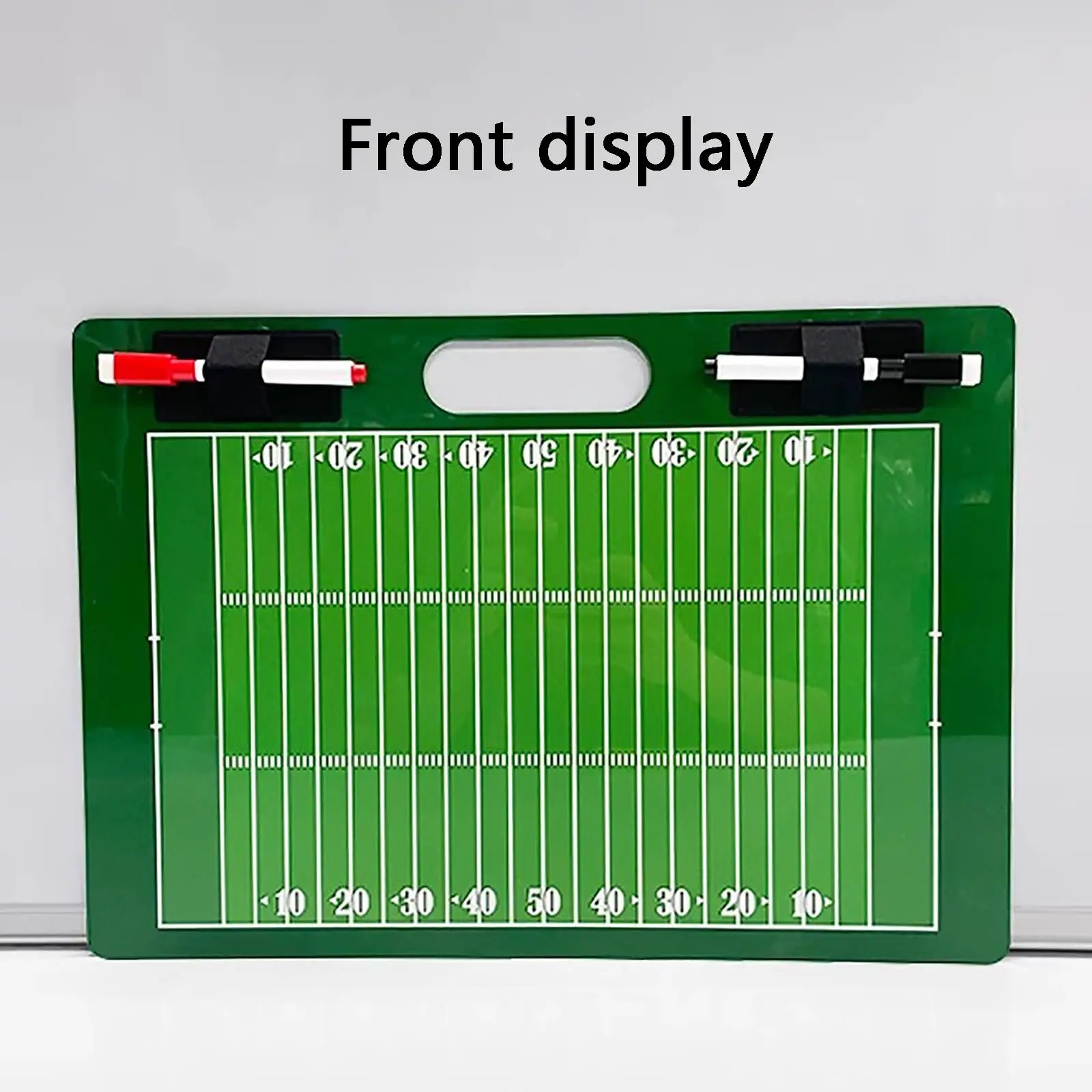 لوحة تدريب الرجبي لوحة المسح الجاف للمدربين مقاومة للماء ومتينة من EasyRto مع أقلام مائية للتحليل الاستراتيجي