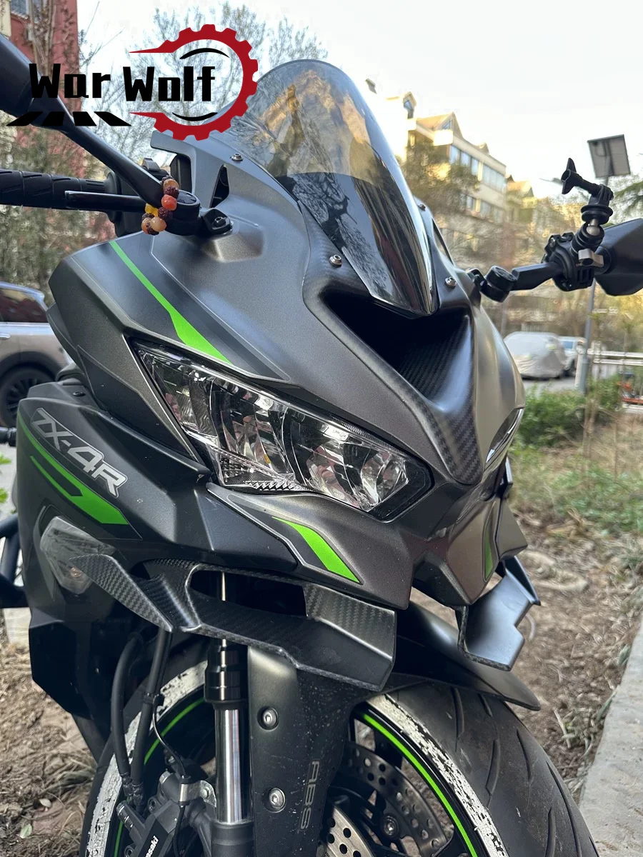 For KAWASAKI ZX4R ZX4RR ZX25R ZX-4RR ZX-25R 2023-2025 2026 Front Fairing Air Inlet Stamping Port Shell Cover Housing Guards