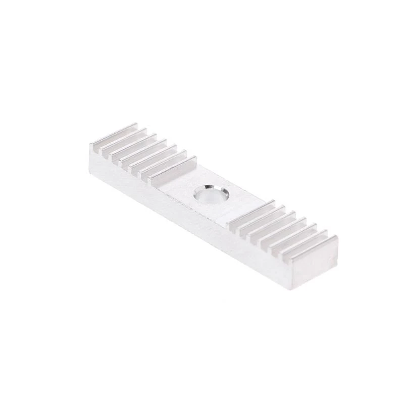 DIY GT2 3D Printer Aluminum Block Timing Belt Fixing Piece Tooth 2mm Clamp 9x40mm Compatible For 3D Printers