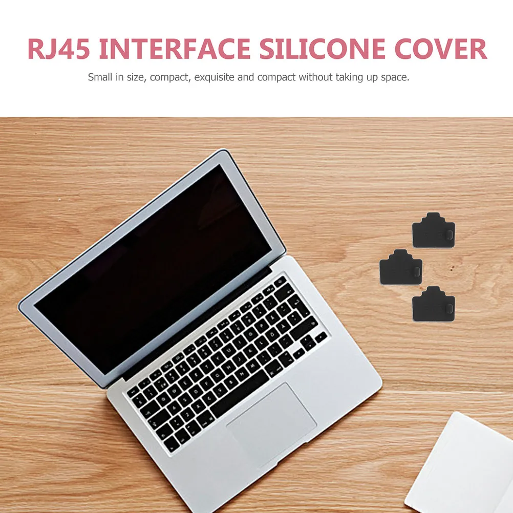 50Pcs Rj45 Dust Plug Silicone Ethernet Port Cover for Router Pc Laptop Network Equipment Protector Prevents Debris Errors