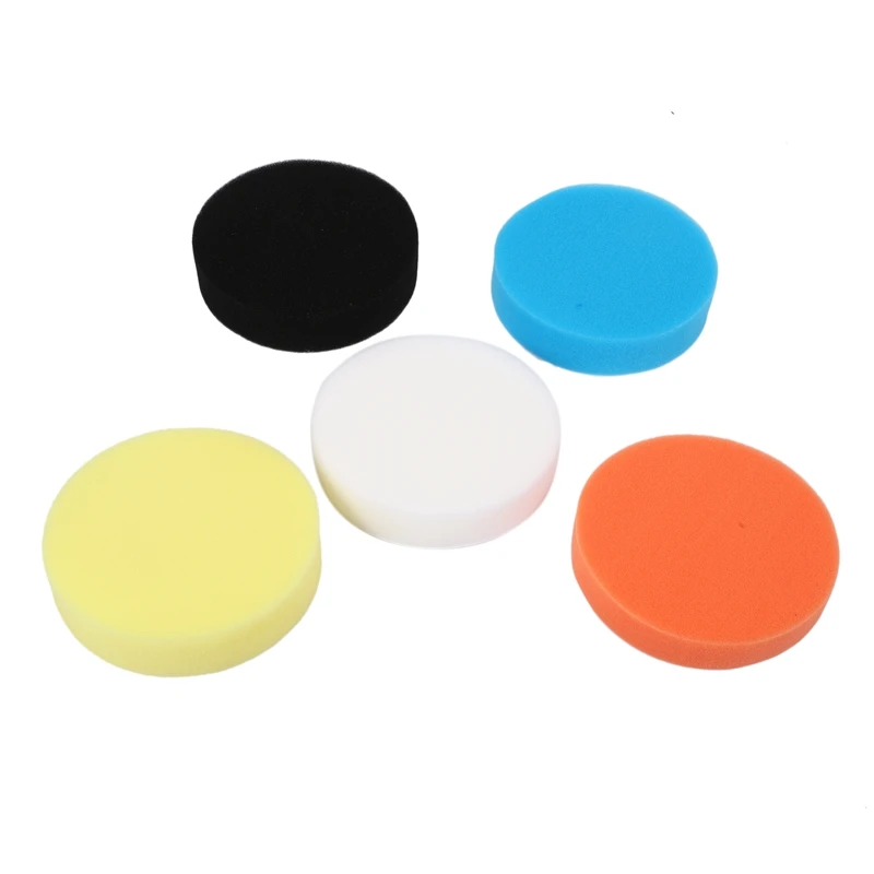 

5 Inch Car Sponge Polishing Buffing Waxing Pad Kit Tool 5Pcs Car Polishing Waxing Accessory