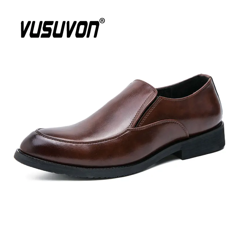 Fashion Men Shoes Breathable Leather 38-46 Size Boys Loafers Black Soft Outdoor Casual Summer Mules Dress Work Flats