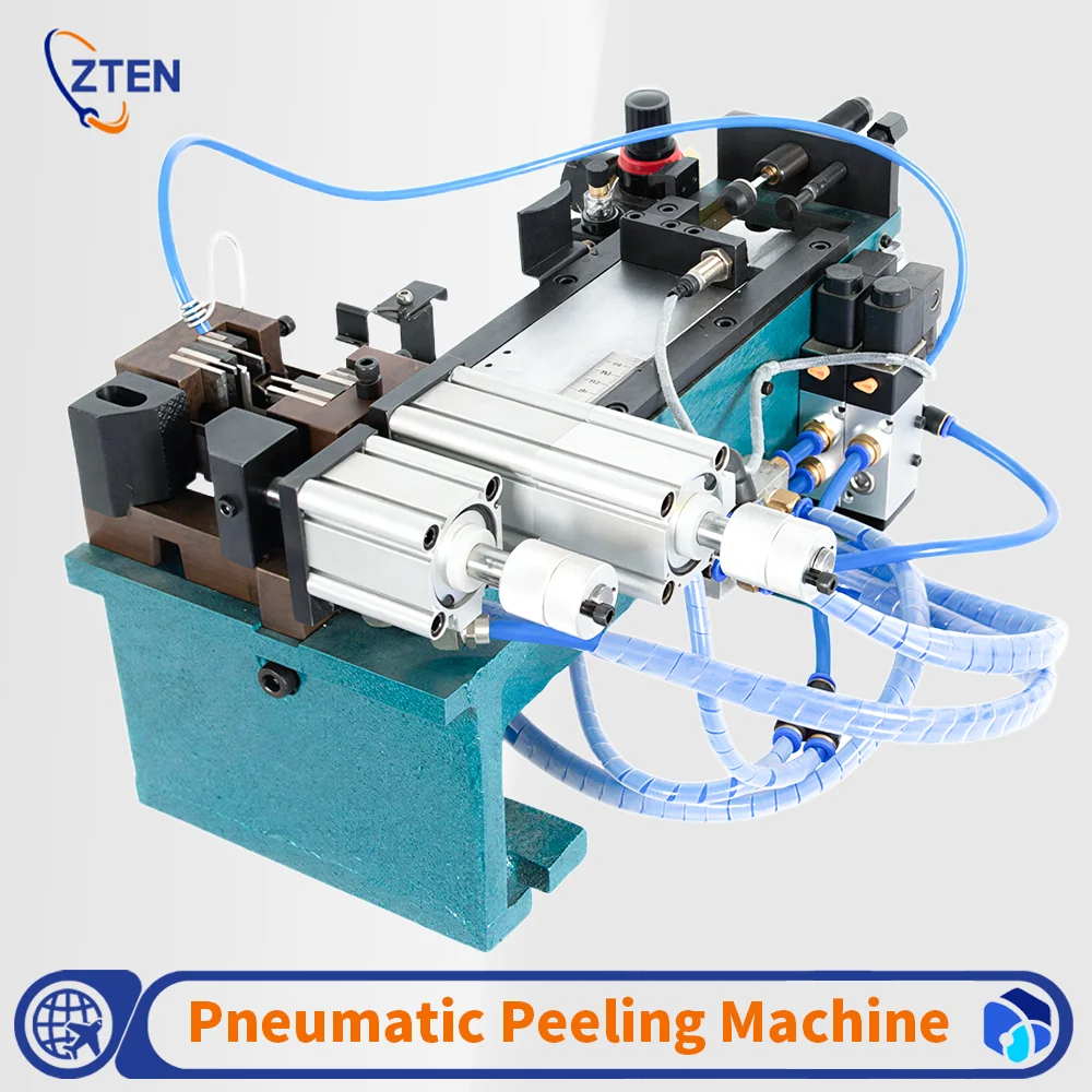 315 Pneumatic Wire Double-layer Stripping Machine Semi-automatic Horizontal Sheathed Multi-core Wire Stripping Machine