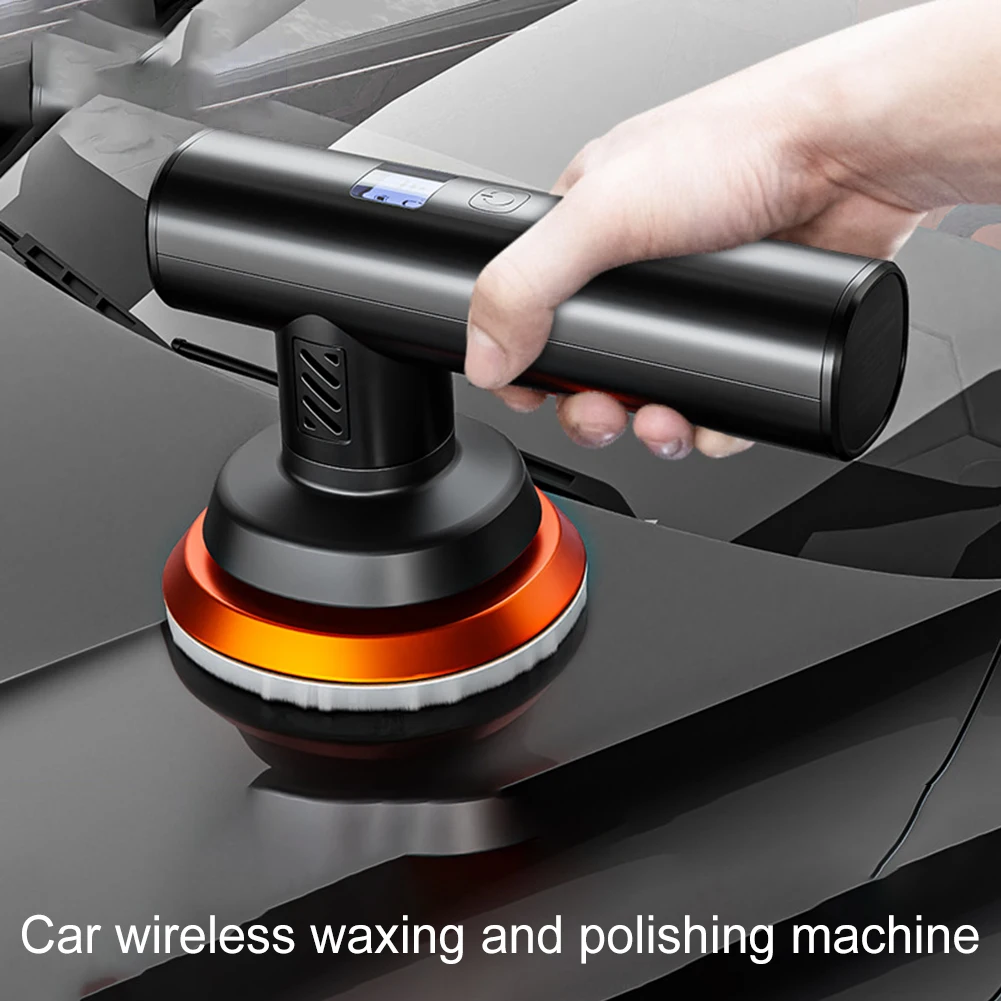 Portable Electric Car Waxing Machine Eccentric Shaft Design for Even Application Ideal for Home and Automotive Use