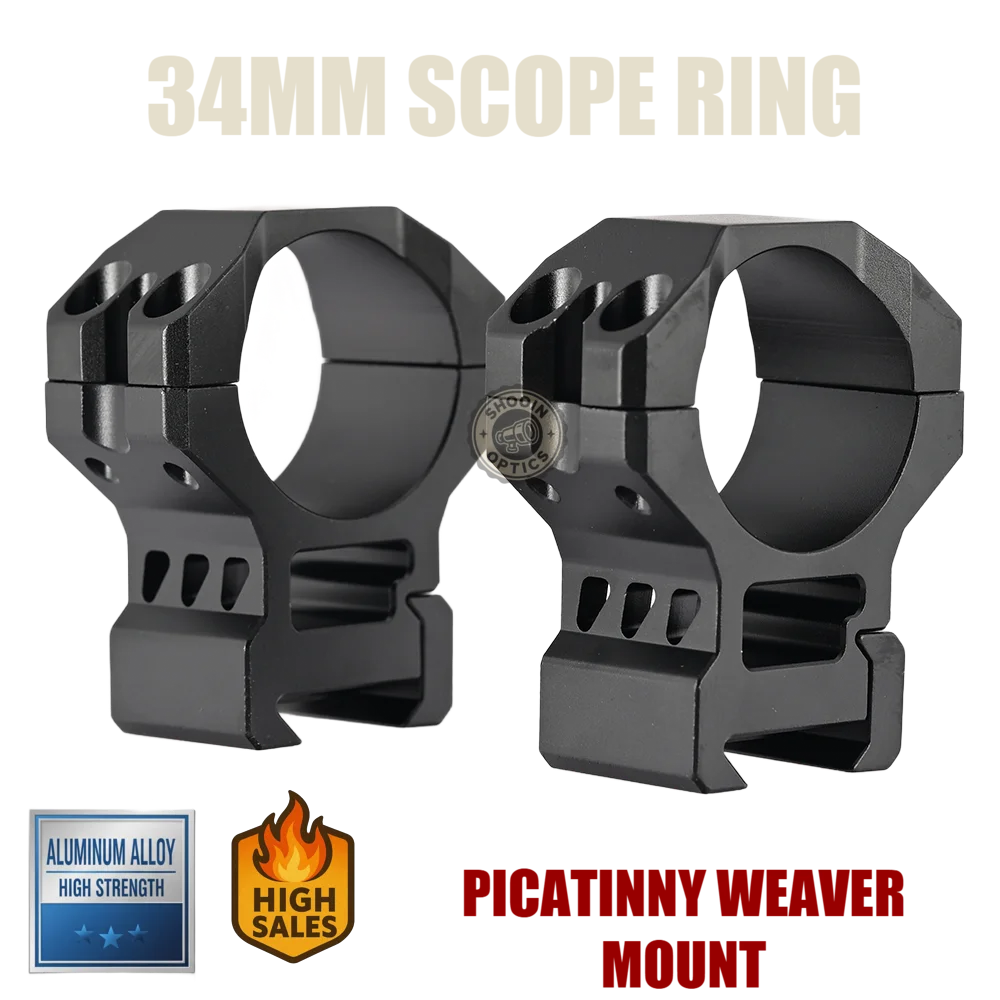

Shooin Optics Ultra-Precision 34mm Tube Ring 20mm Rail Mount
