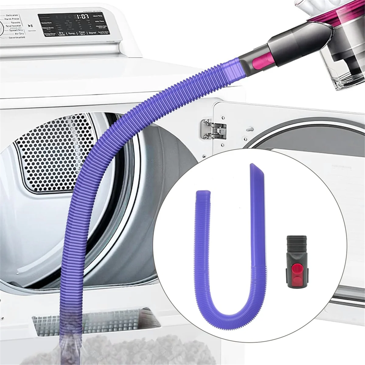 

Комплект для очистки вентиляционных отверстий для Dyson V7 V8 V10 V11 V15, насадка для вакуумного шланга, средство для удаления ворса для эффективной очистки SQ