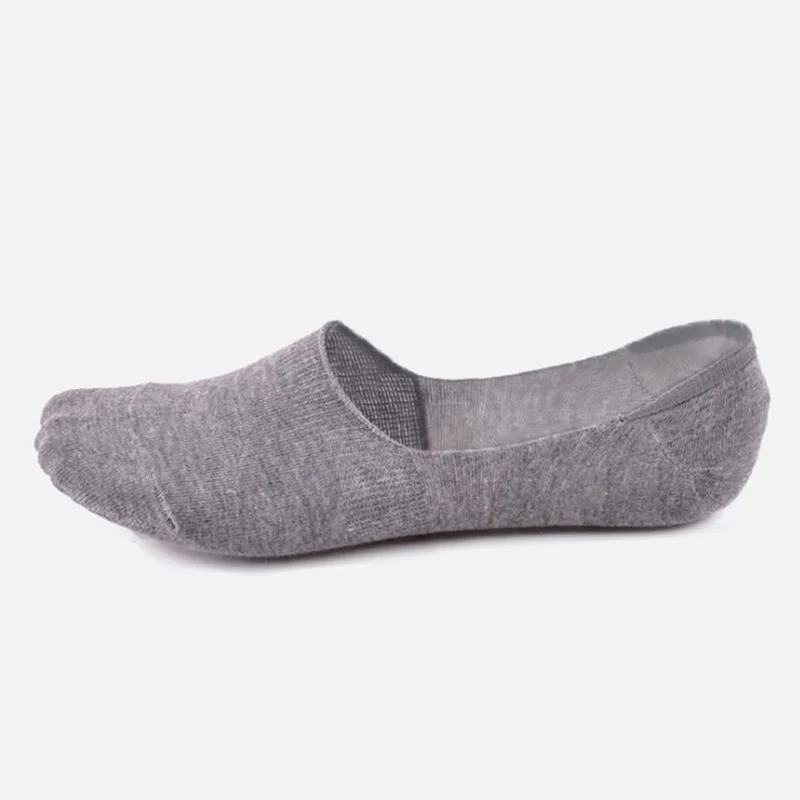 10 Pairs/Lot=20Pieces Men Breathable Invisible Socks Low Cut Casual Cotton Loafer Boat Non-Slip No Show High Quality Funny Sock