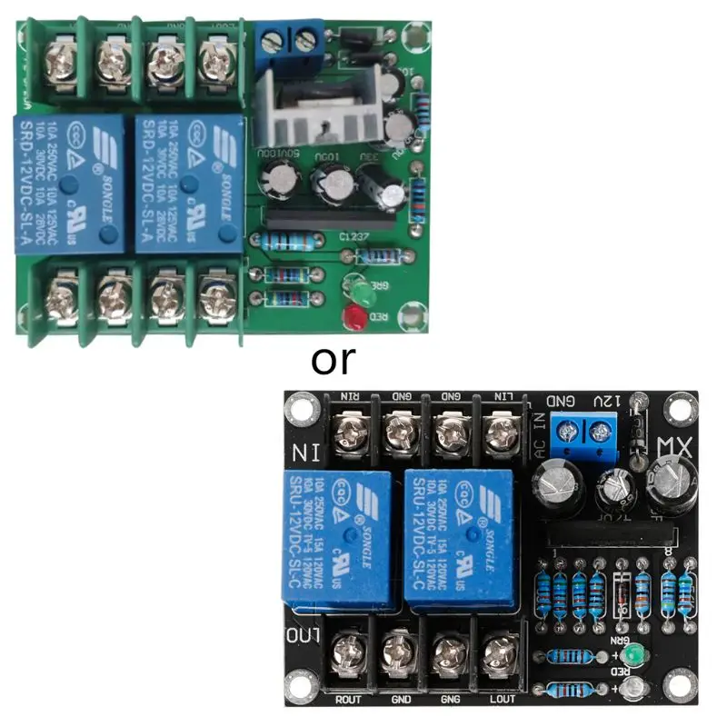 2022 Baru UPC1237 Dual Channel Speaker Perlindungan Papan Sirkuit DC 12-24V Boot Diam Delay