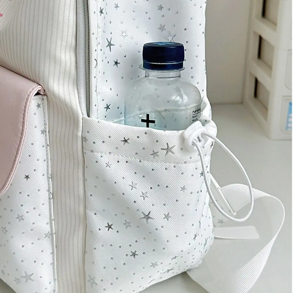 Y2k Sweet Cat Star Backpack Minimalist Multicolored Nylon Rucksack Durable Large Capacity Student School Bag Daily