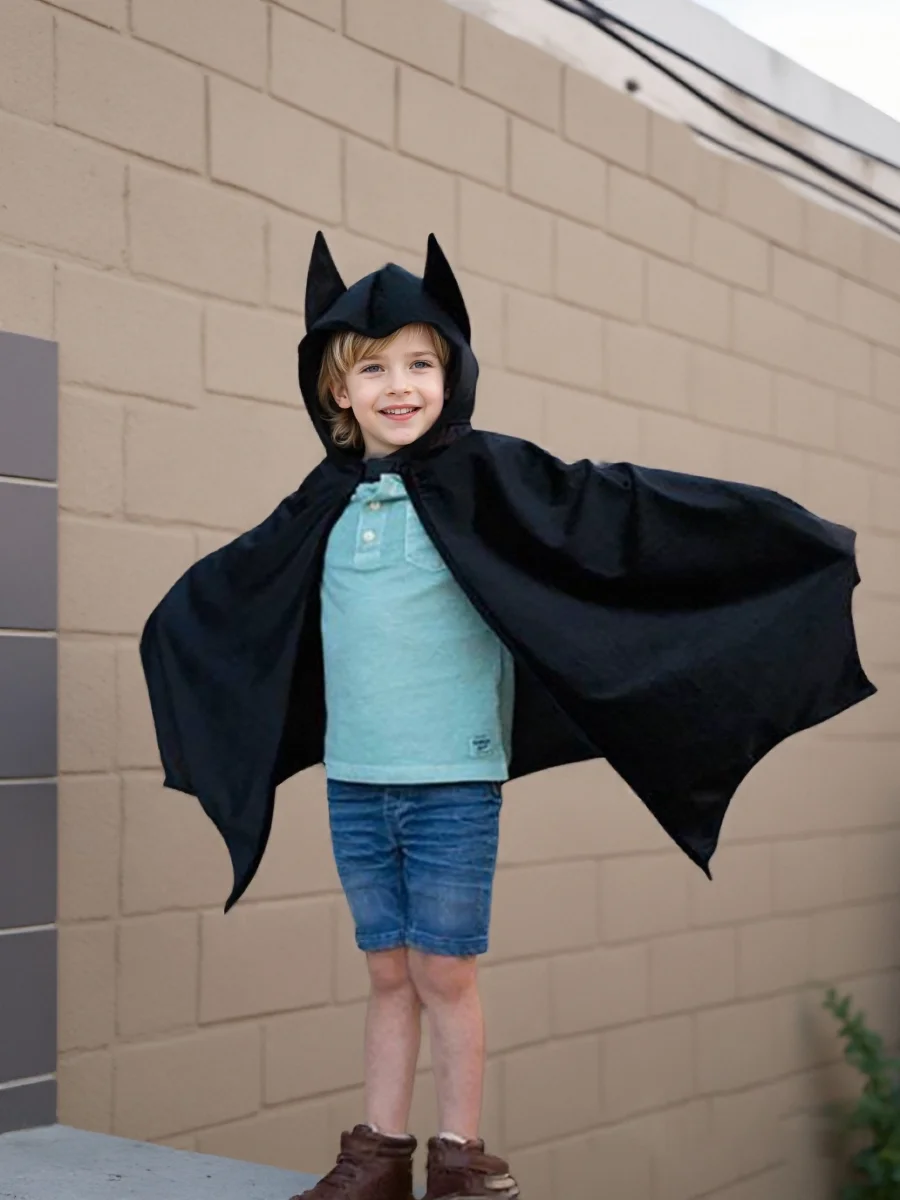 

Superhero Bat Cloak Halloween Costume Party Cosplay Performance Costume Cloak unisex Holiday Party Dress Up Dance Party