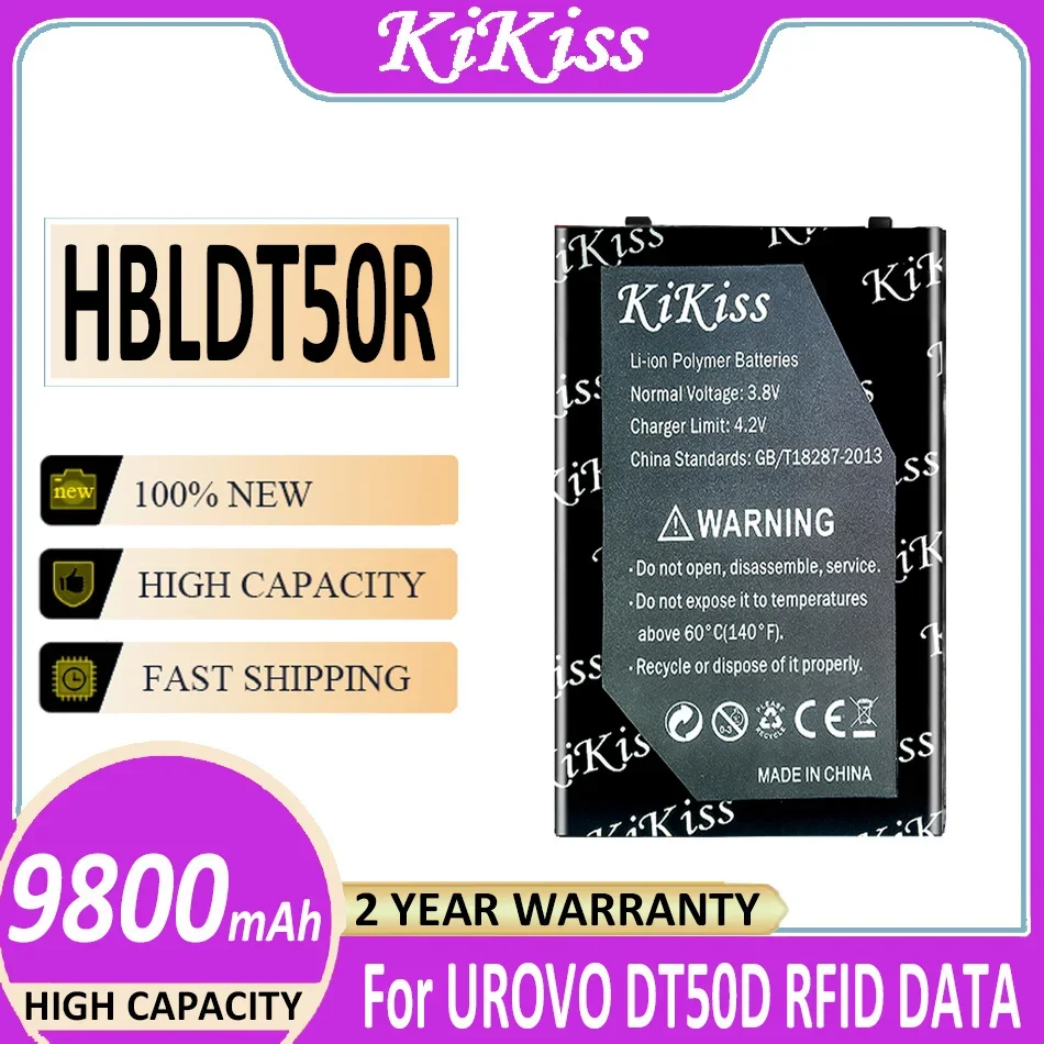 

KiKiss Battery HBLDT50R 9800mAh For UROVO DT50D RFID DATA COLLECTION TERMINAL Digital Bateria