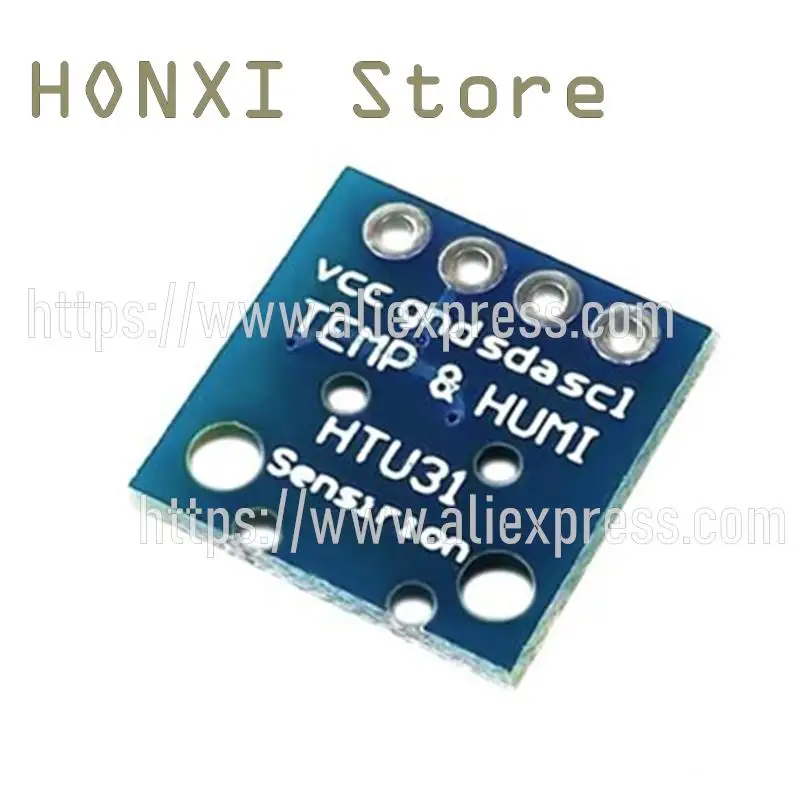 1PCS HTU31D módulo de alta precisão digital temperatura e umidade medição sensor módulo IIC I2C interface