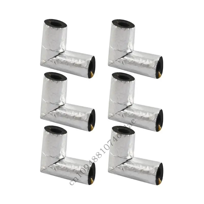 Flexible Thermal Insulation Foam Elbow Covers for 19mm Motorhome Plumbing Flame Retardant Three Dimensional Structure 