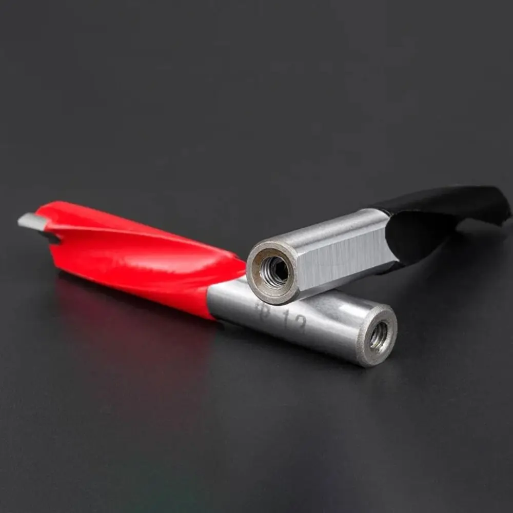 New 2 Flute Drill Bits 10mm Shank Left/Right Row Drill Carbide Router Bits Wood Alloy