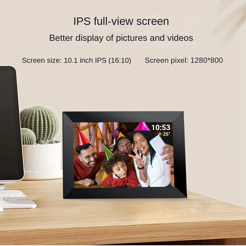 

10.1 Inch Photo Frame 1+32G 1280X800 Wifi Digital Photo Frame Desktop Video Player