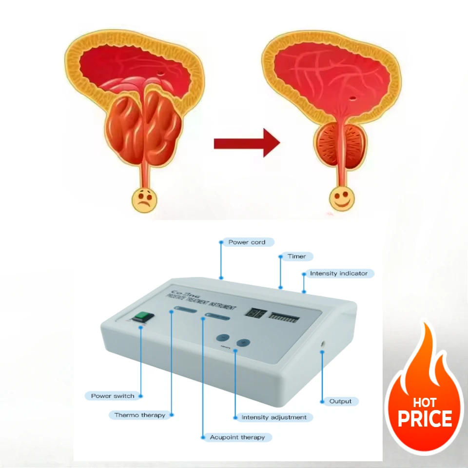 Prostatic Hyperplasia Infrared Light Therapy Machine For Prostate Male Personal Massage Device