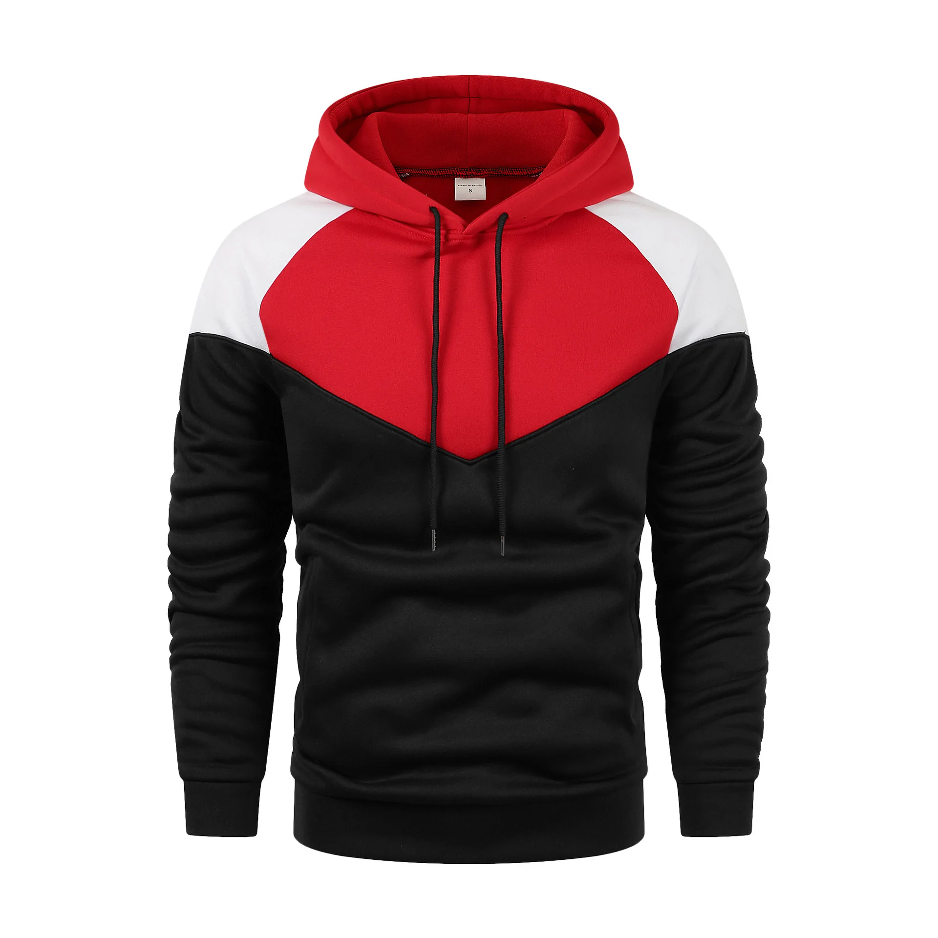 2024 Spring and Autumn New Men\'s and Women\'s Fashion Trendy Brand Splicing Hoodie Outdoor Sports Running Harajuku Street Wear