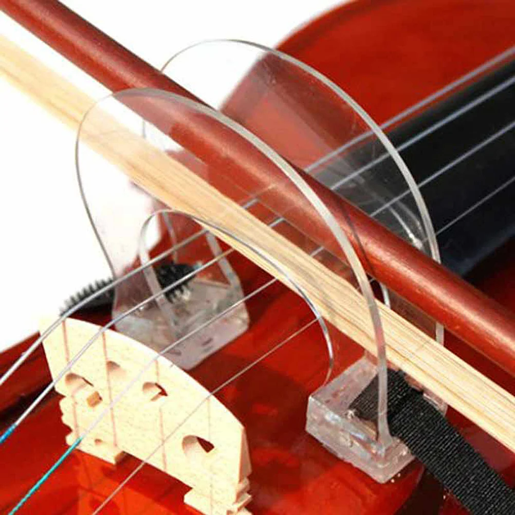 

Violin Bow Corrector Tool Transparent 4 4 Straighten Collimator Easy Install Beginner Practice Violin Training