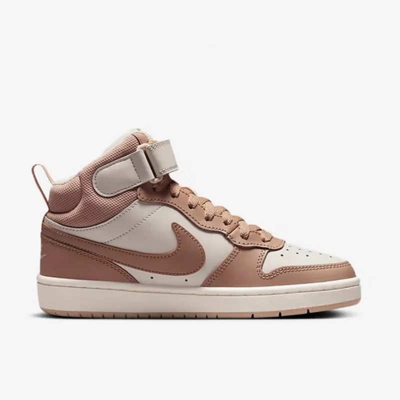 حذاء كرة السلة Nike (Nike) الجديد للسيدات خفيف الوزن ومريح ومتعدد الاستخدامات من Court Borough Mid 2 Mid-Top Cd7782-125