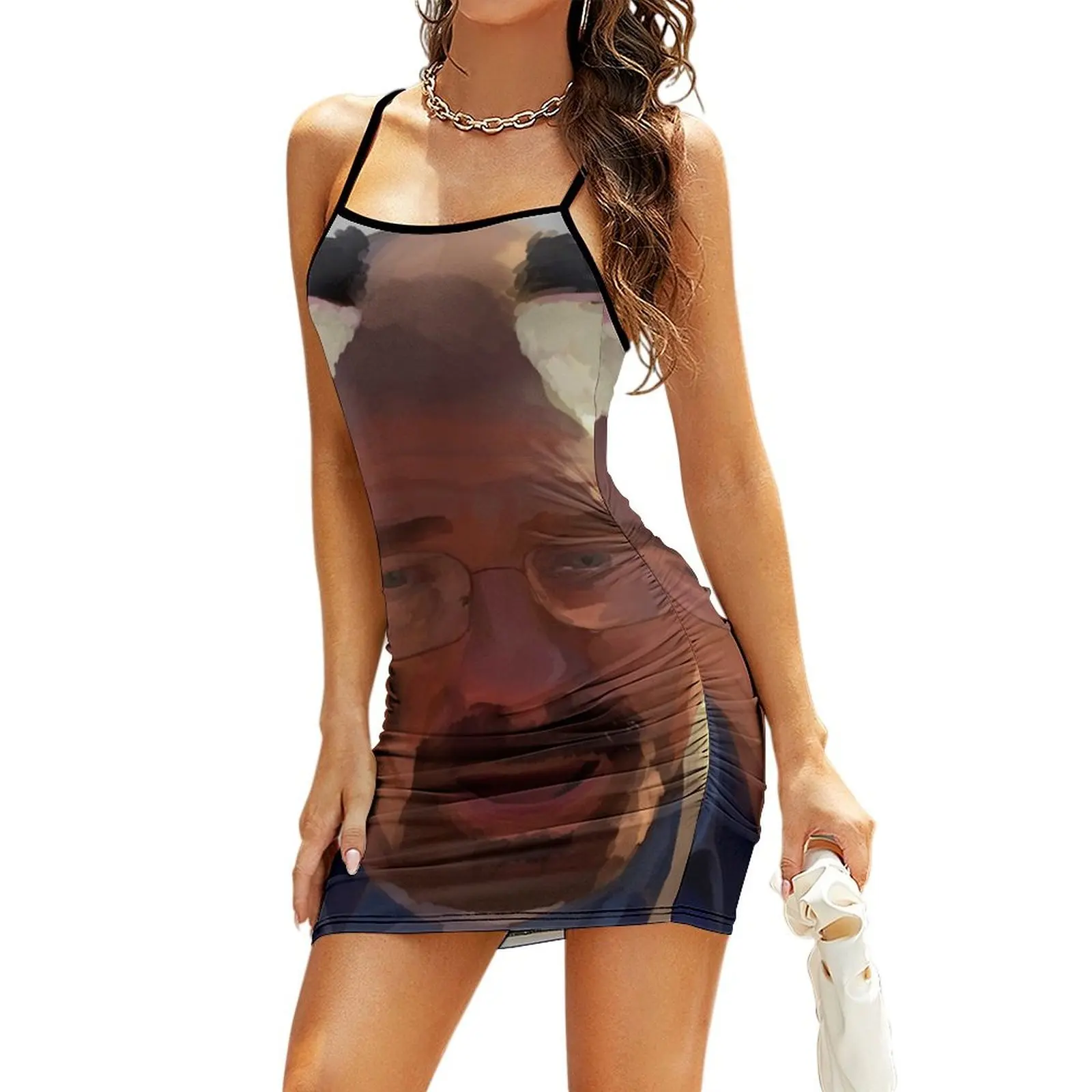 

catboy walter white painting Sling Dress Womens dresses dresses summer Dress